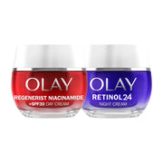 Olay Regenerist Niacinamide SPF30 Day Cream 50ml & Olay Retinol 24 Night Cream 50ml Bundle