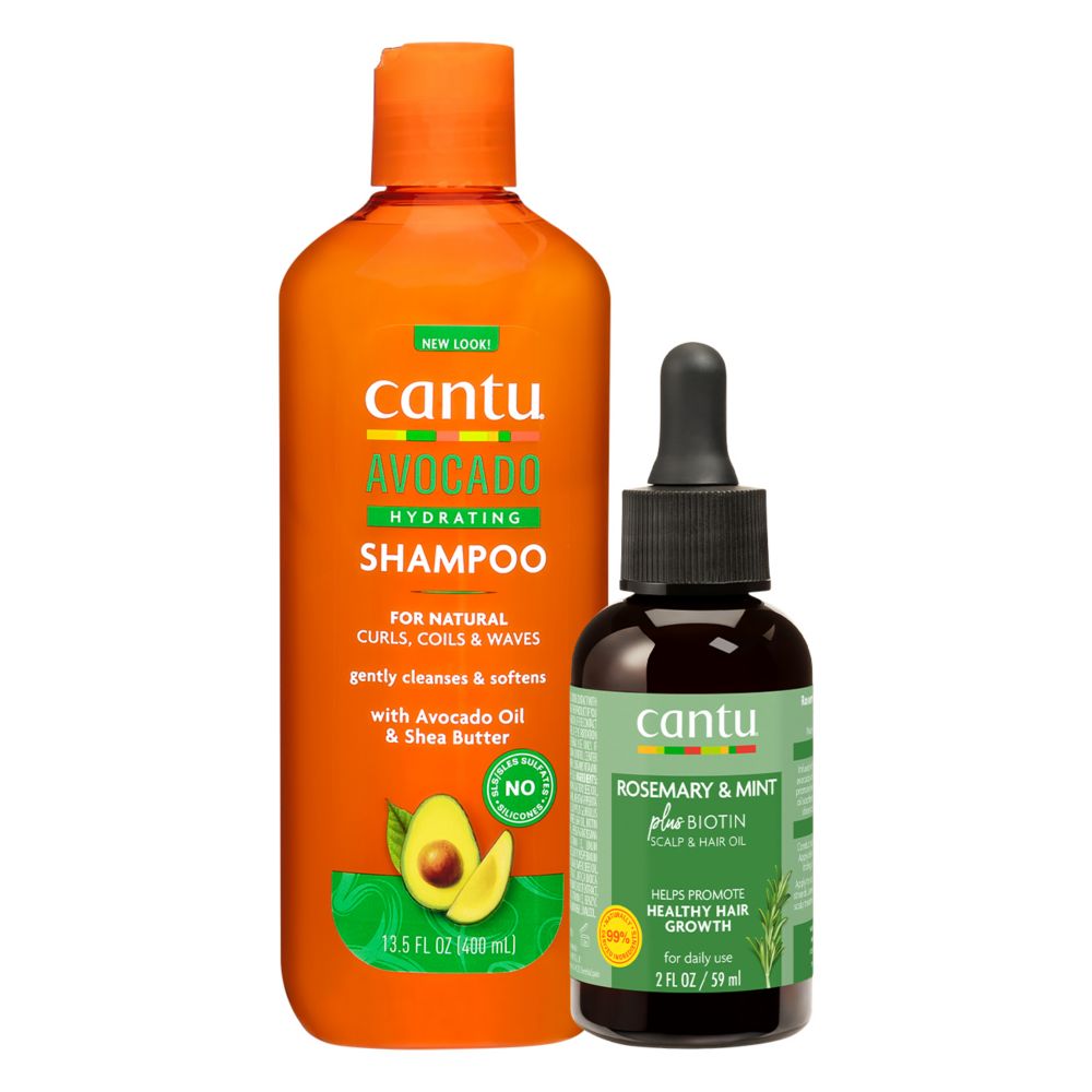 Cantu Avocado Shampoo & Rosemary & Mint Scalp Oil