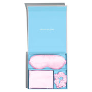 Silver Cloud Pink Satin Giftset Infused With Silver Ions