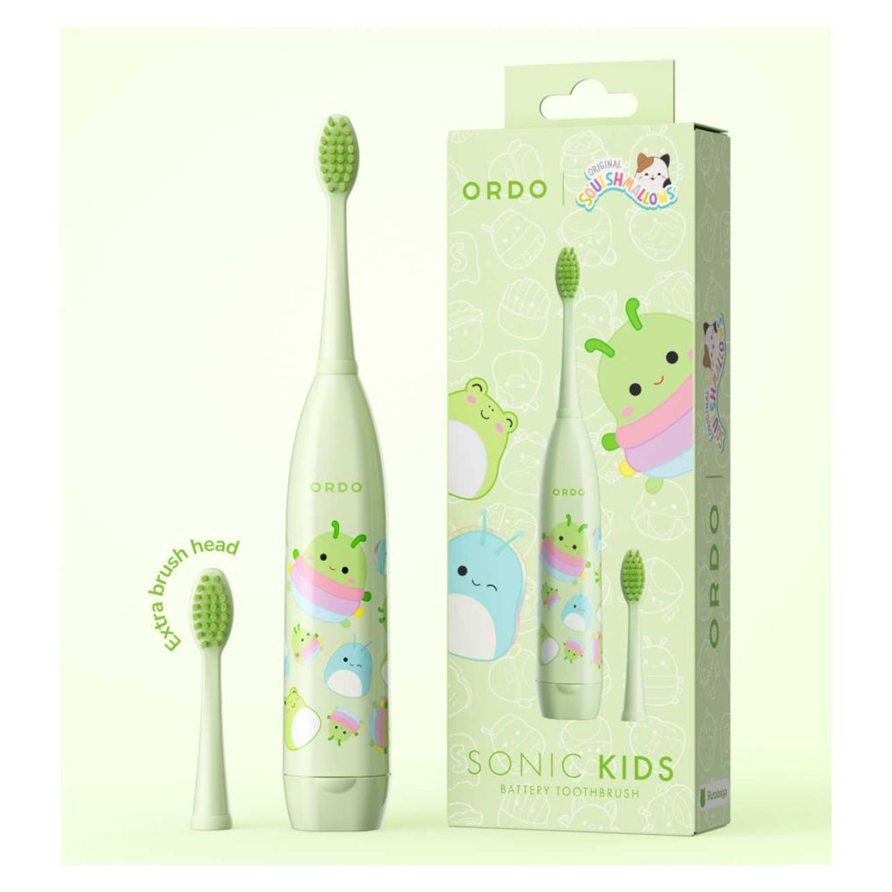Ordo Sonic kids Battery Toothbrush Squishmallows Rutabaga