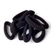 Boots Textured Hair Pony Bands Black 10s