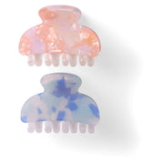 Boots Jaw Clips Pink & Blue