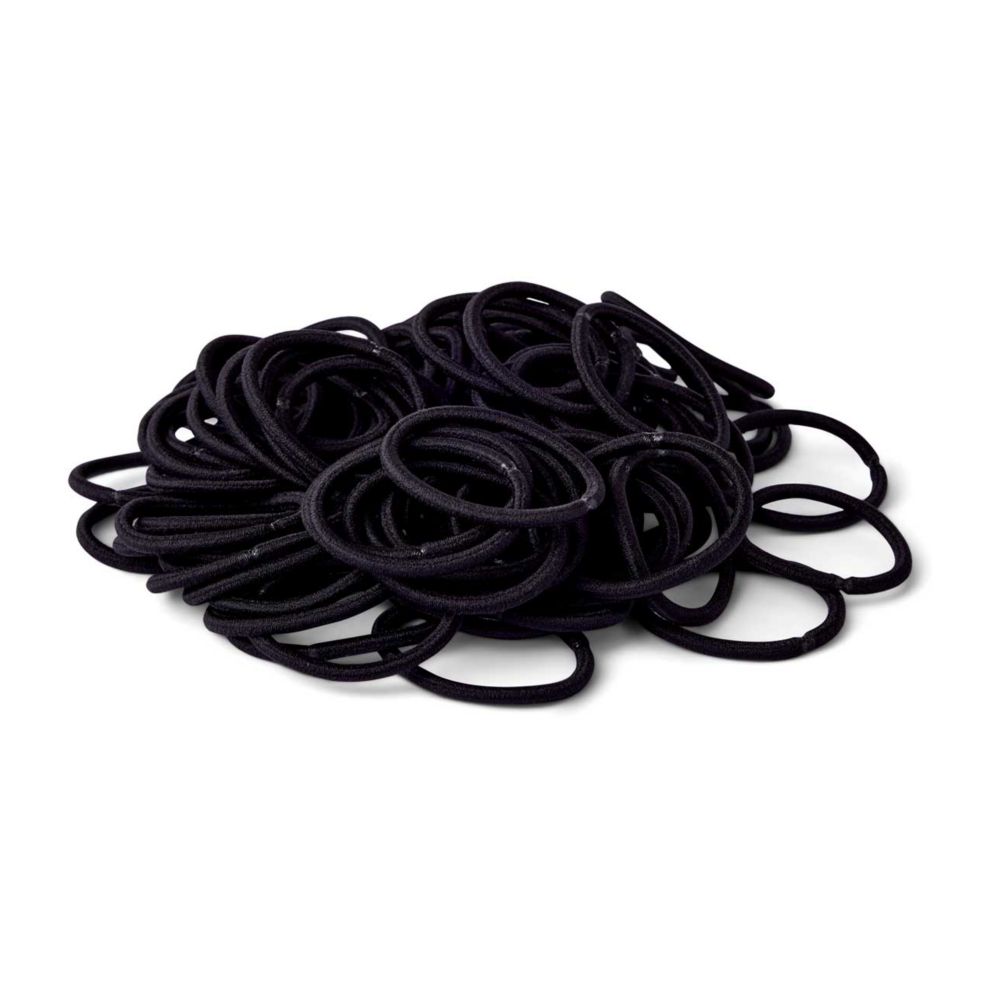 Boots Thick Ponybands Black 100s
