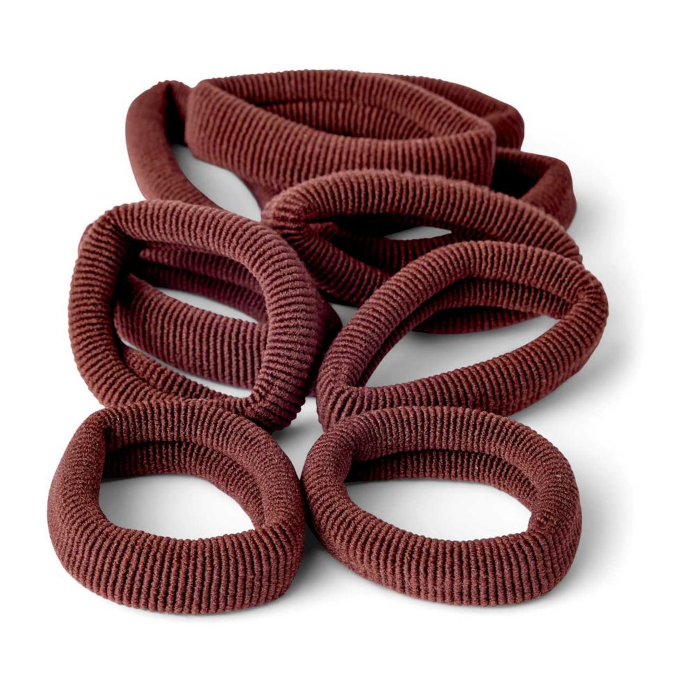 Boots Textured Hair Pony Band Brown 10s