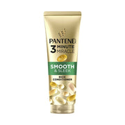 Pantene Pro-V Smooth & Sleek 3 Minute Miracle Rich Conditioner 220ml for Frizzy, Dry Hair