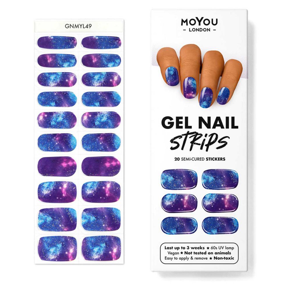 MoYou London Gel Nail Strip I Need Space