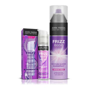 John Frieda Frizz Ease Extra Strength Serum and Intense Hold Hairspray Bundle for Thick, Frizzy Hair