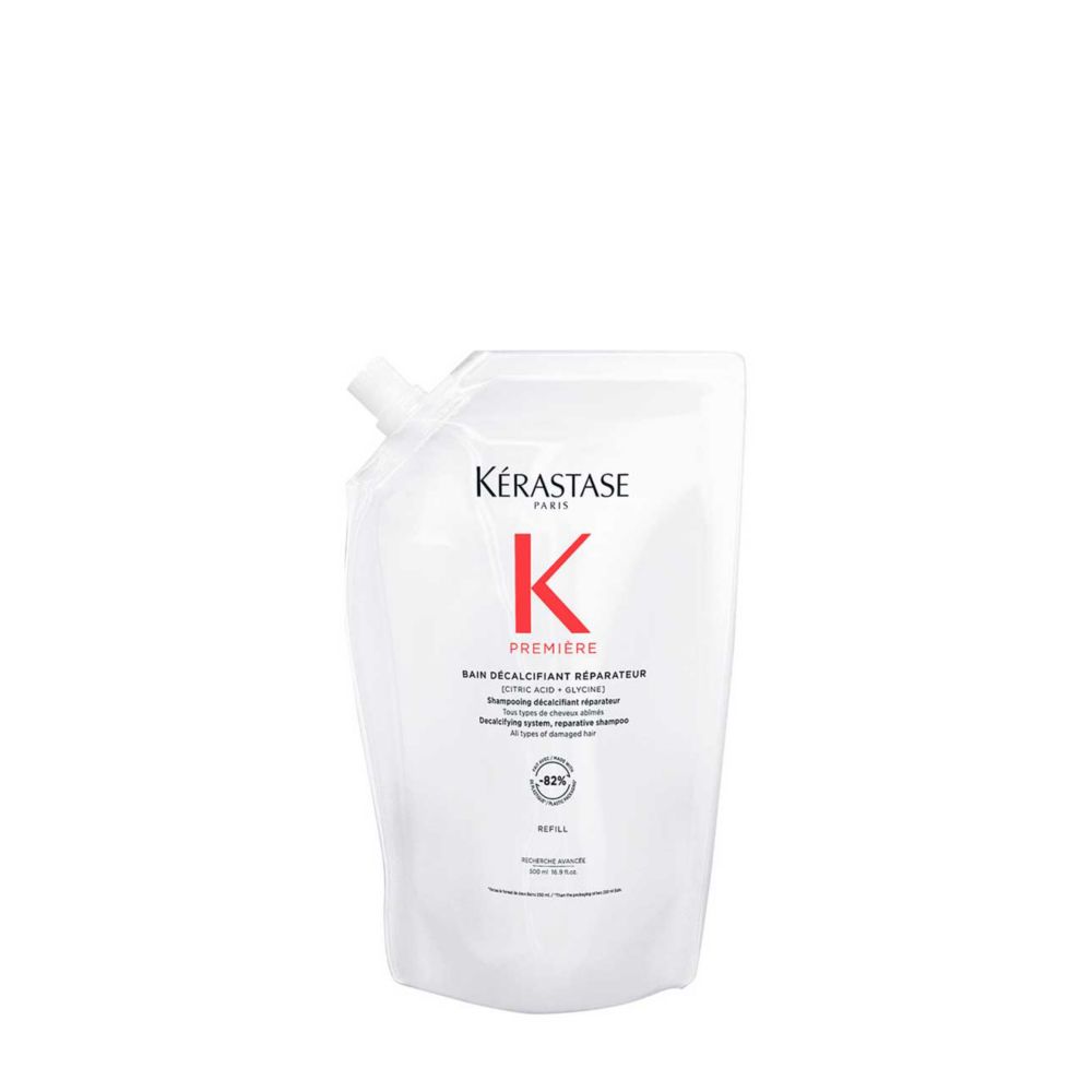 Kérastase Première Bonding Shampoo Refill Pouch, For Damaged Hair with Pure Citric Acid 500ml