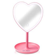 Glam & Style Rose Pink Heart Mirror
