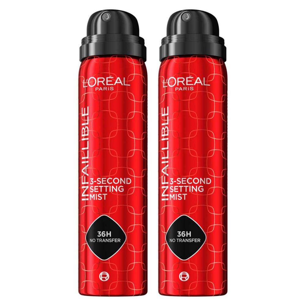L'Oreal Paris Infallible Setting Spray Mist Duo Bundle
