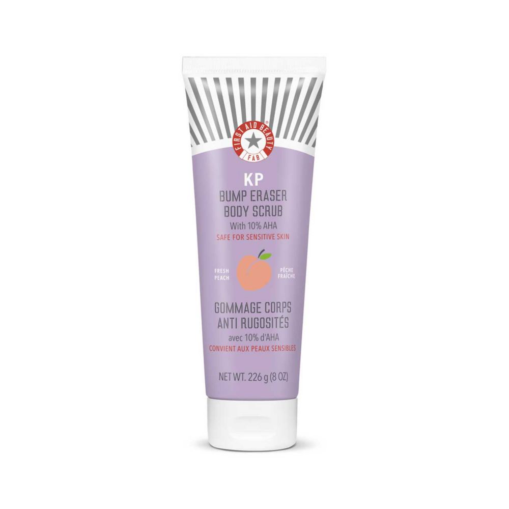 First Aid Beauty KP Bump Eraser Body Scrub With 10% AHA Fresh Peach 226g