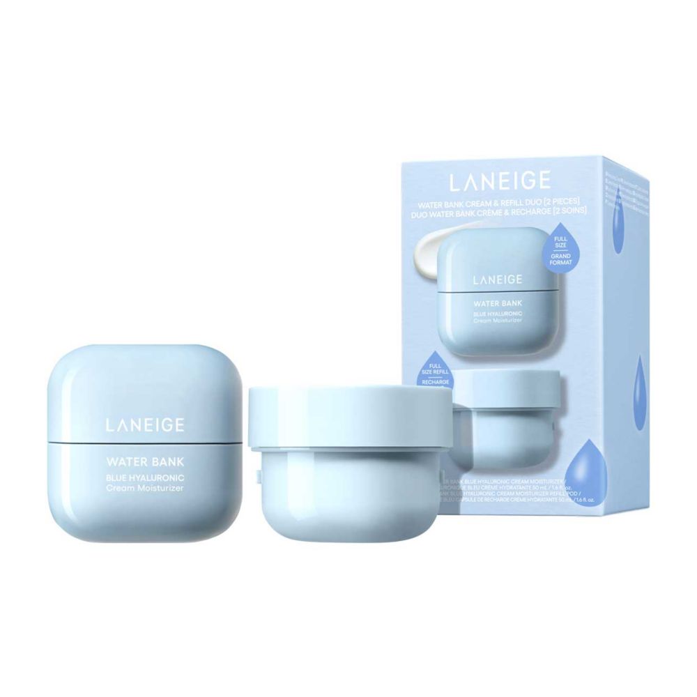 Laneige Water Bank Blue Hyaluronic Cream Moisturiser Duo Set