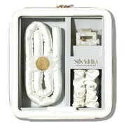 Silk Addict 100 % Mulberry Silk Heatless Curler Set Ivory