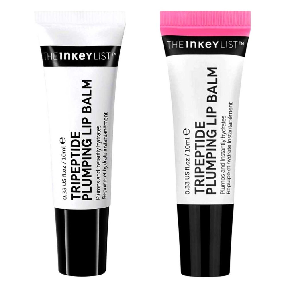 The Inkey List Tripeptide Clear & Pink Lip Balm Duo
