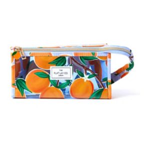 The Flat Lay Co. Jelly Flat Lay Makeup Box Bag - Mediterranean Oranges