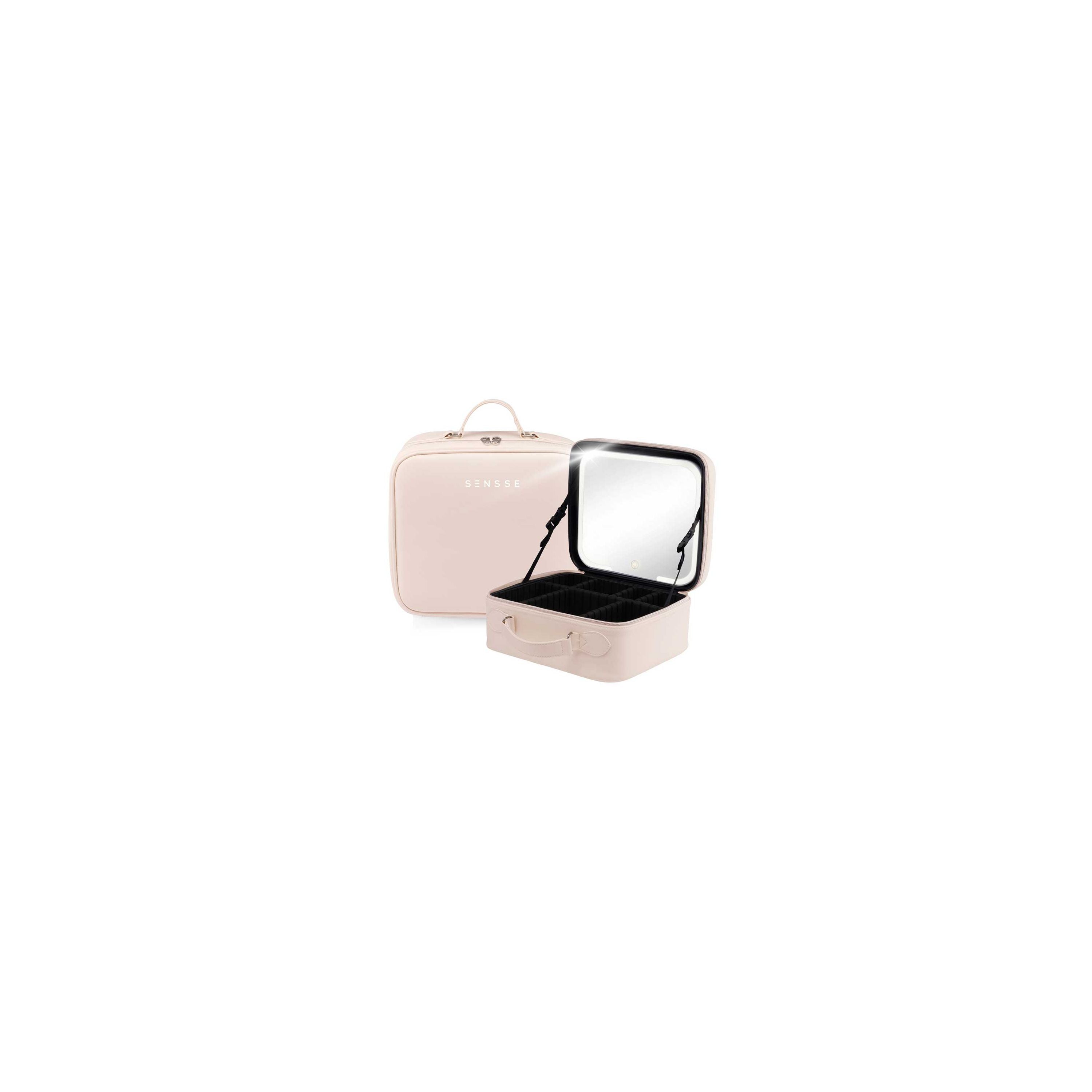 Glow Up Vanity Case with LED Light Mirror