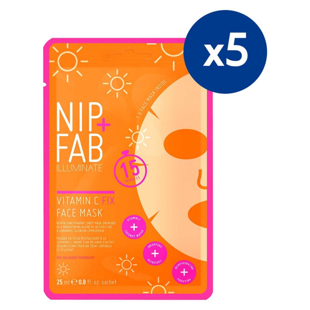Nip+Fab Vitamin C Sheetmask x5 Bundle