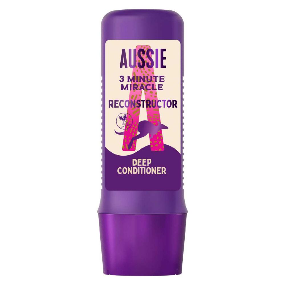 Aussie 3 Minute Miracle Reconstructor Deep Conditioner 250ml. Hair Treatment for Dry Hair