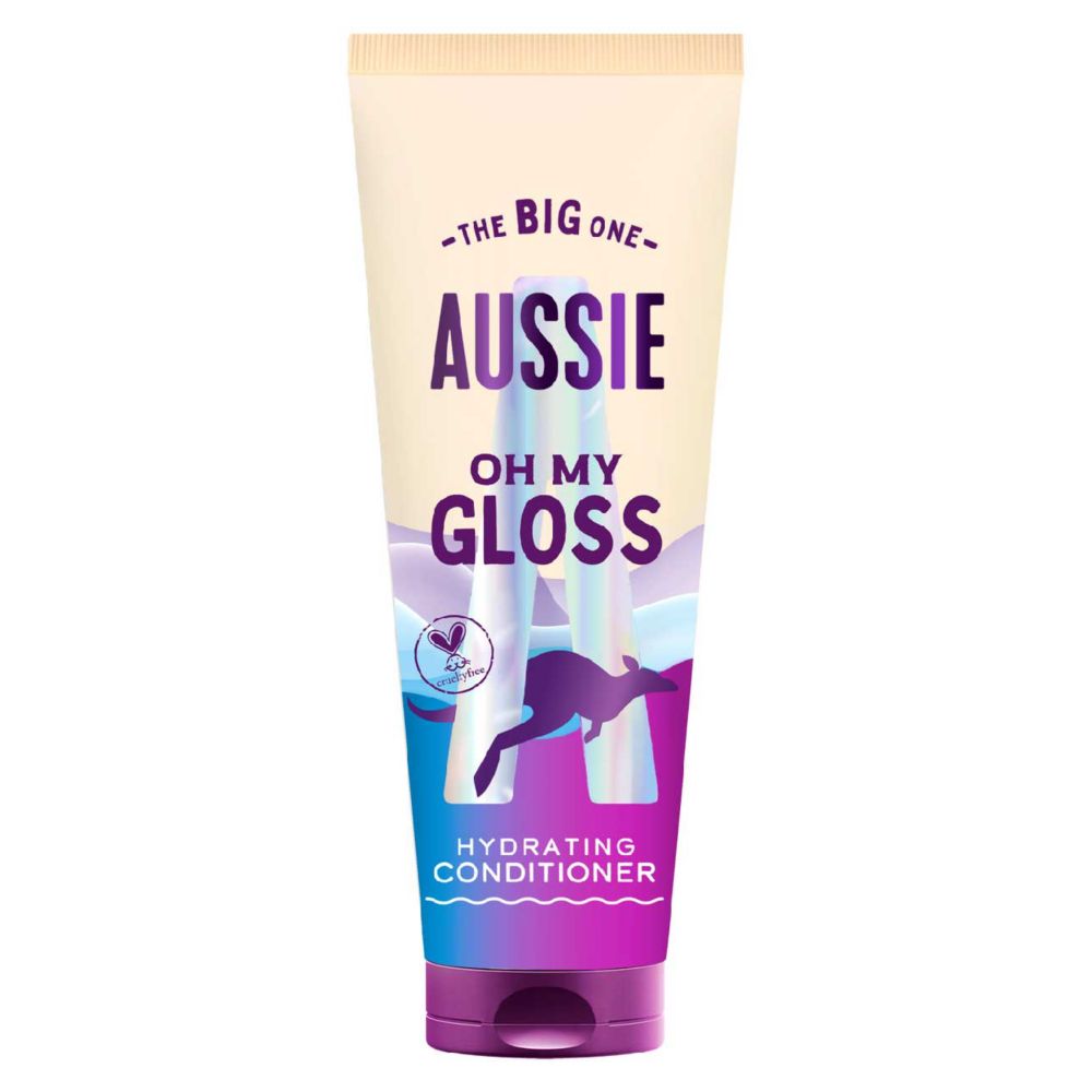 Aussie Oh My Gloss Hydrating Conditioner 275ml. Softens and Smooths Dry Hair