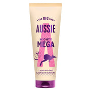 Aussie Mighty Mega Lightweight Conditioner 275ml. Daily Moisturiser for All Hair Types