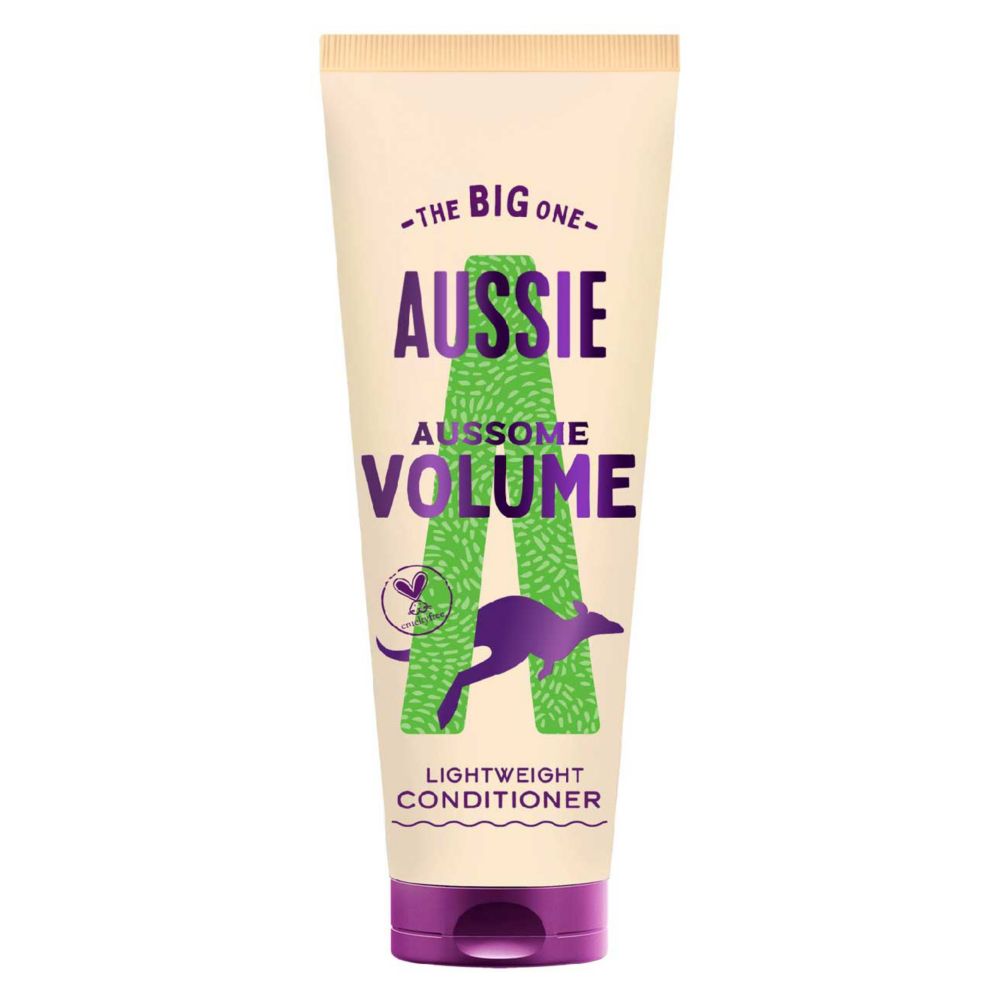 Aussie Aussome Volume Lightweight Conditioner 275ml. Adds Volume to Fine, Flat Hair