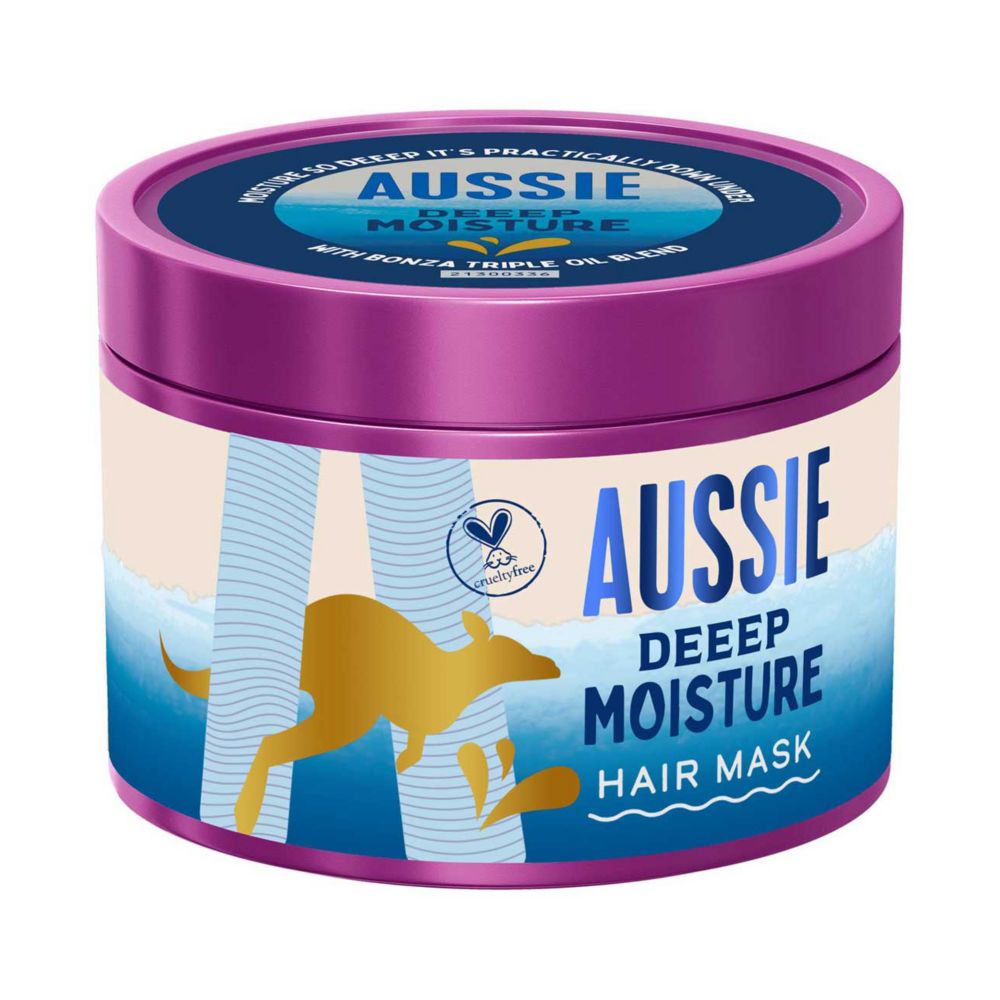 Aussie Deeep Moisture Hair Mask 500ml. Rehydrates, Nourishes & Deeply Conditions Dry Hair