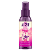 Aussie Work That Curl Oil Lightweight Oil 100ml. Multi-Tasking Hair Serum for Curly Hair