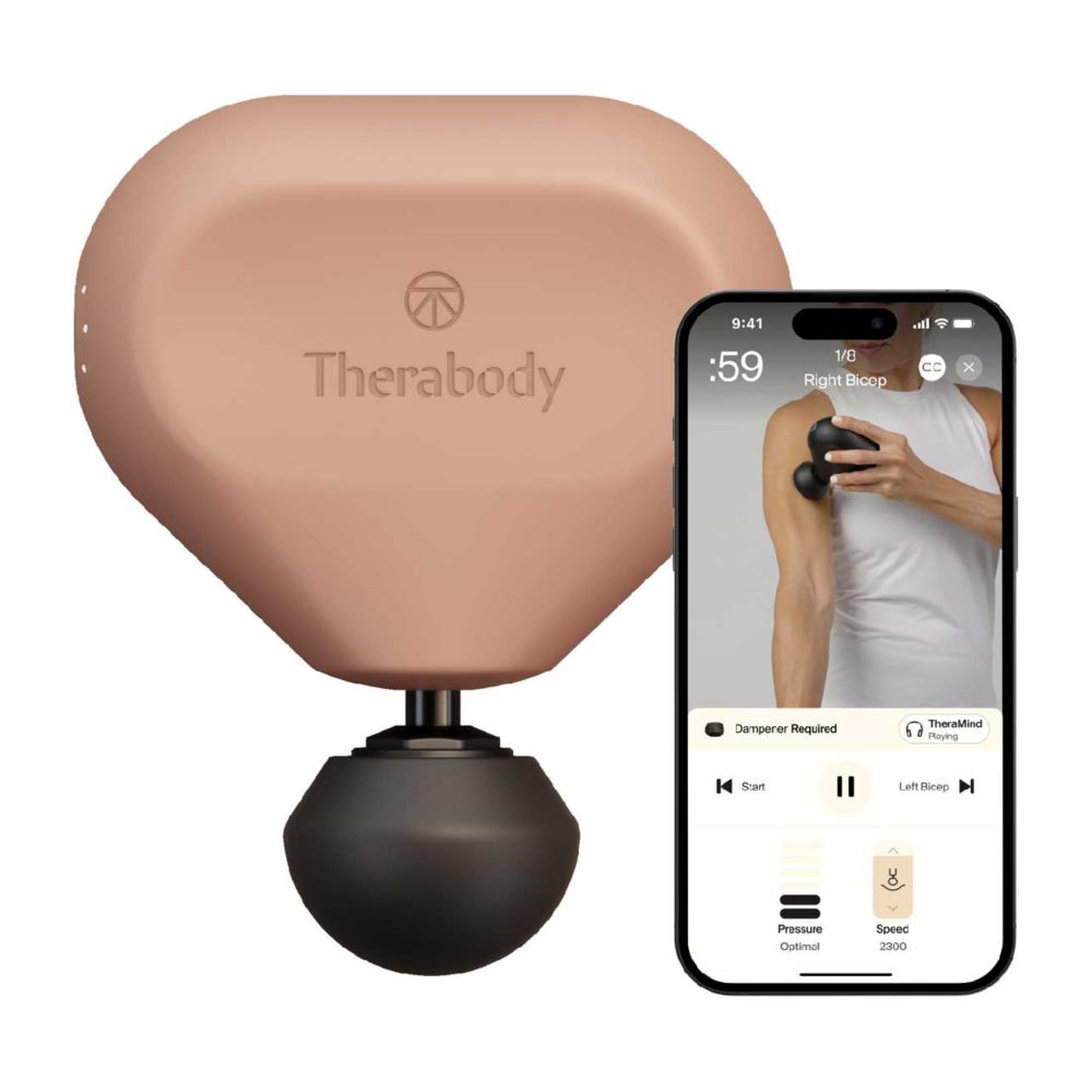 Therabody Theragun Mini 3rd Generation Ultra-Portable Massage Gun Desert Rose