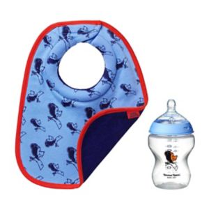 Tommee Tippee Limited Edition 60-Year Anniversary Bib and Bottle Gift Set Blue