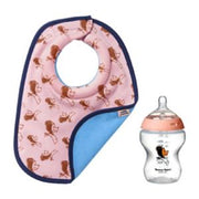 Tommee Tippee limited edition, 60-year Anniversary Bib and Bottle Gift Set, Pink