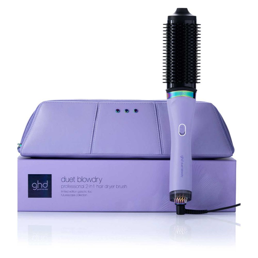 ghd Duet Blowdry Limited Edition Hair Dryer Brush in Galactic Lilac