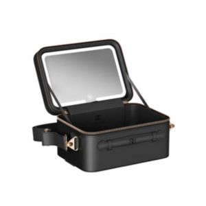 Beautifect Go Mini Hand Stitched Makeup Case Black
