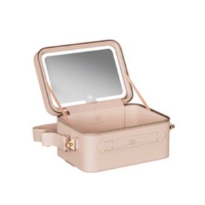 Beautifect Go Mini Hand Stitched Makeup Case Nude