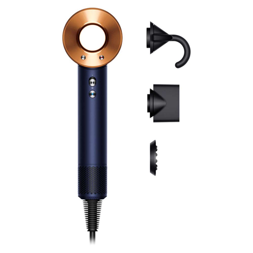 Dyson Supersonic™ Hair Dryer - Straight to Wavy (Prussian Blue/Rich copper)