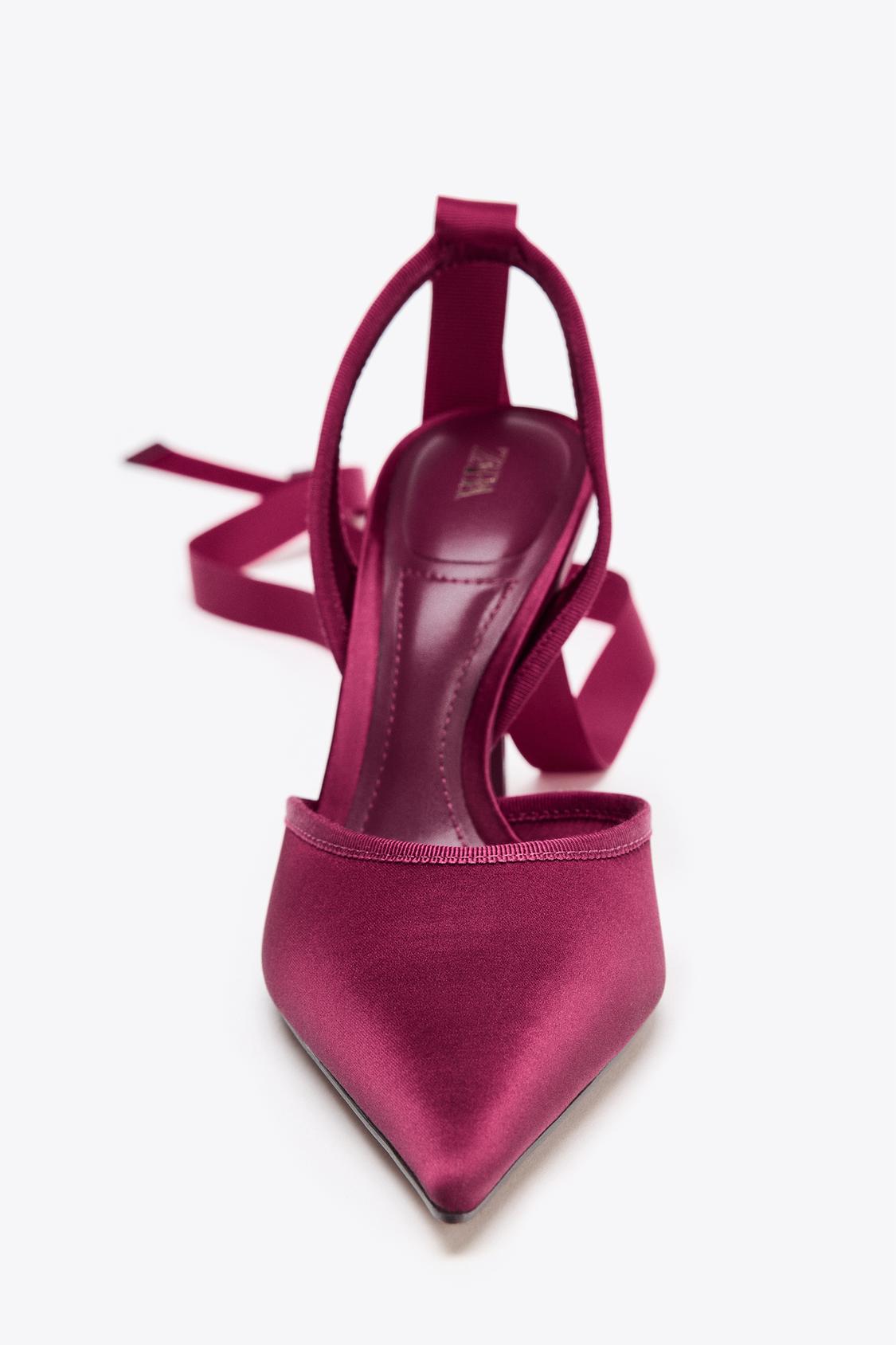 Slingback Heeled Shoes With Strap