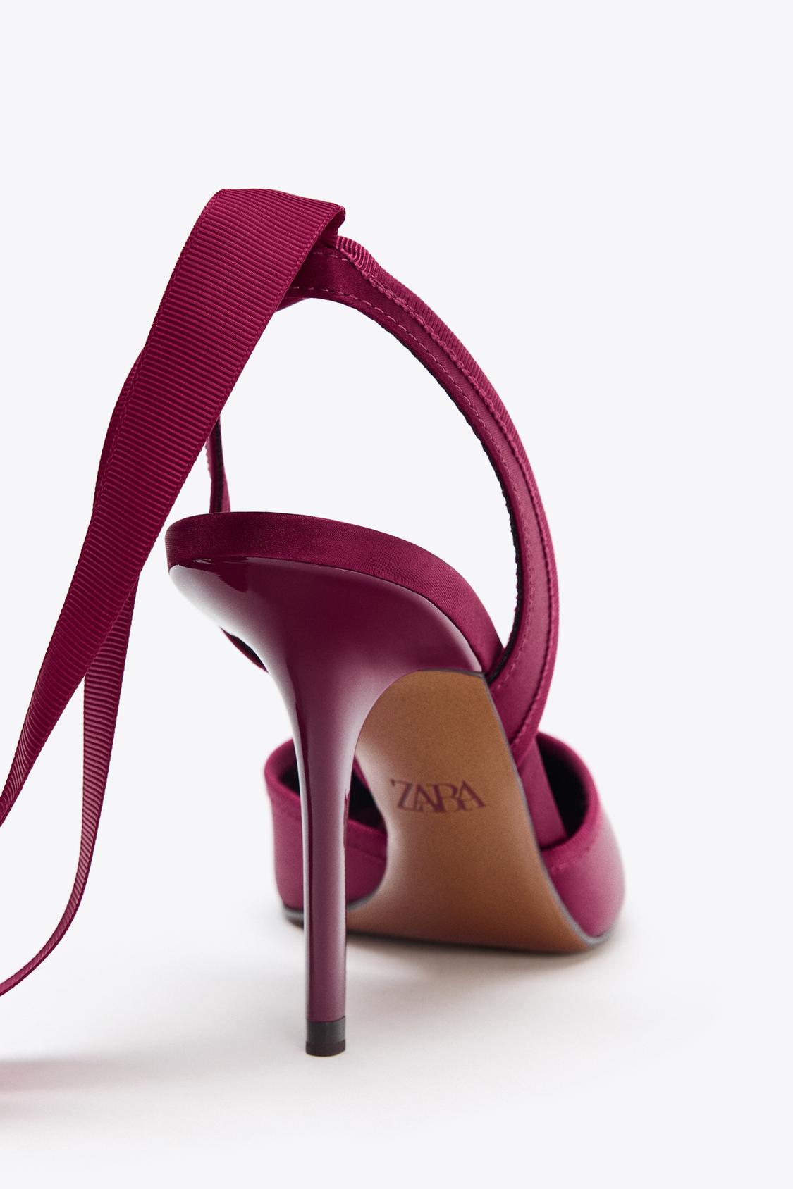 Slingback Heeled Shoes With Strap
