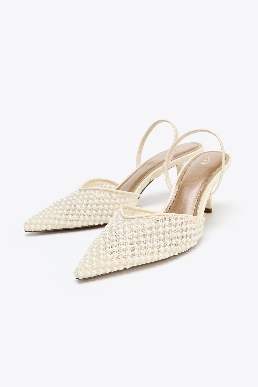 Pearl Slingback Shoes