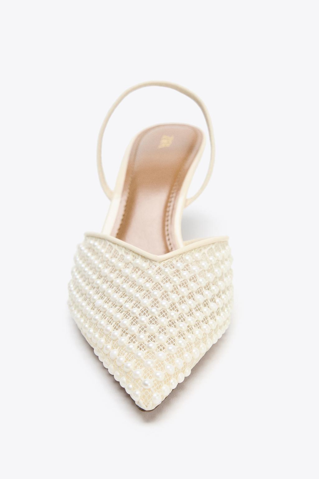 Pearl Slingback Shoes