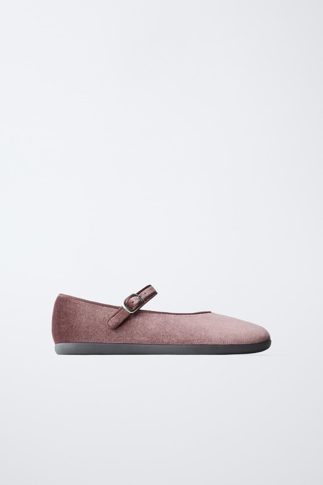 Velvet Ballet Flats