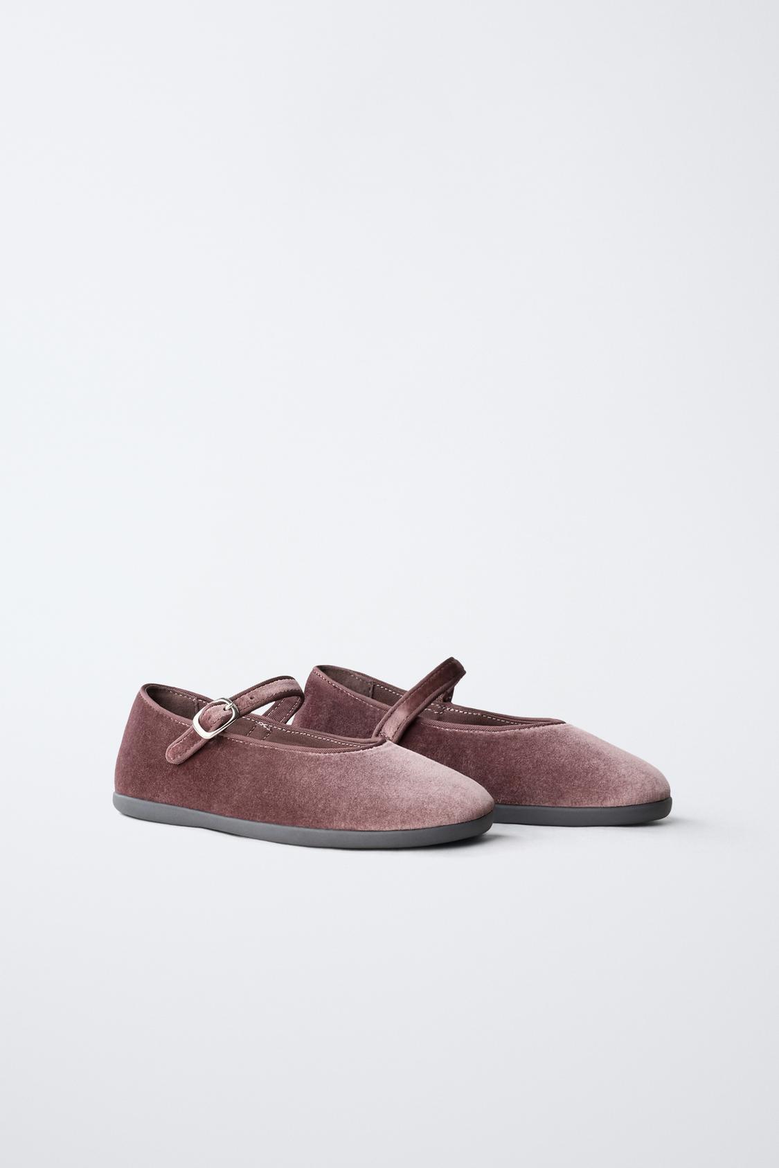 Velvet Ballet Flats
