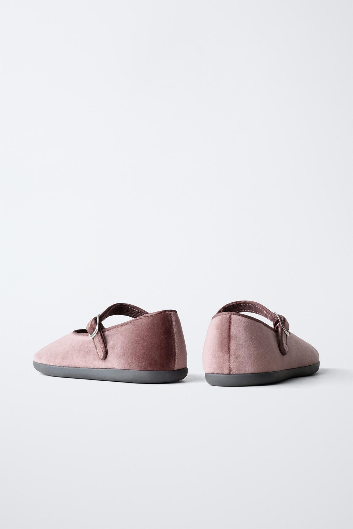 Velvet Ballet Flats