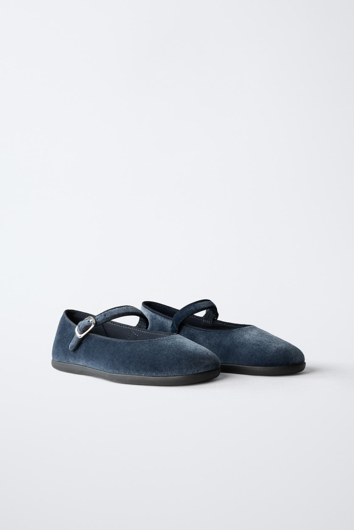 Velvet Ballet Flats
