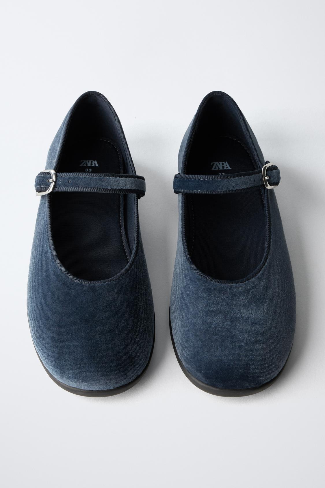 Velvet Ballet Flats