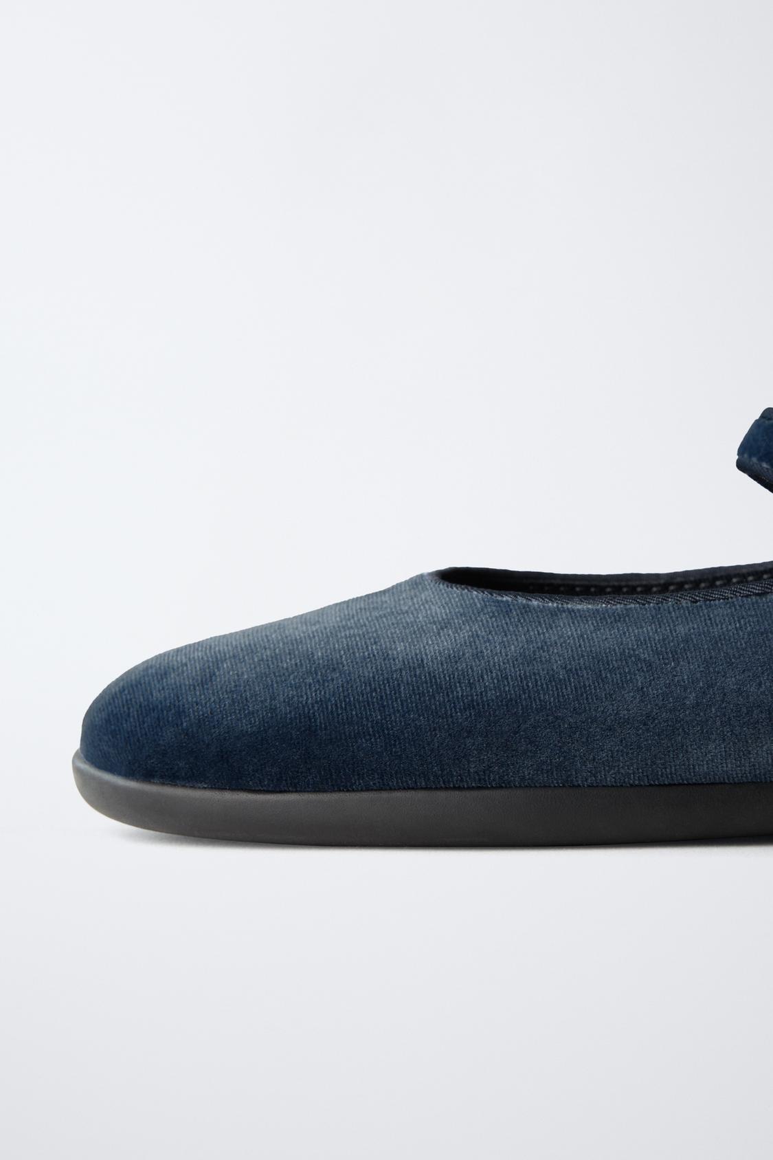 Velvet Ballet Flats