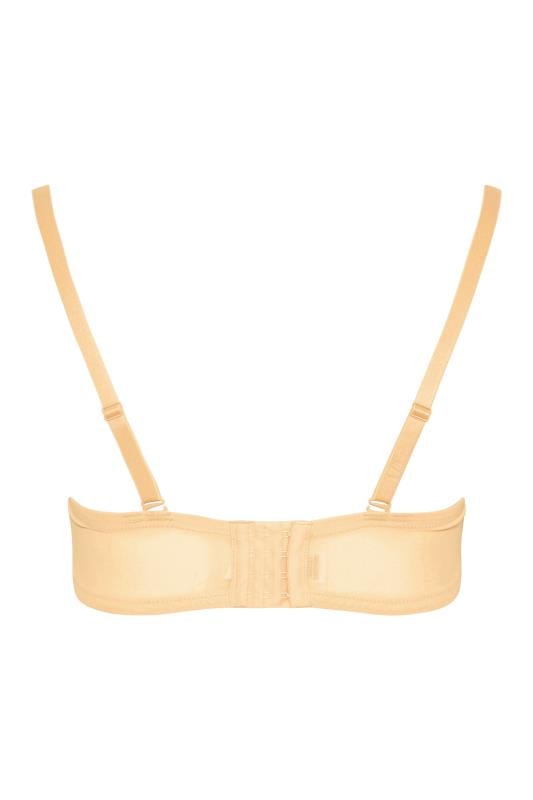 YOURS Nude Moulded Underwired Full Cup Multiway Bra With Removable Straps