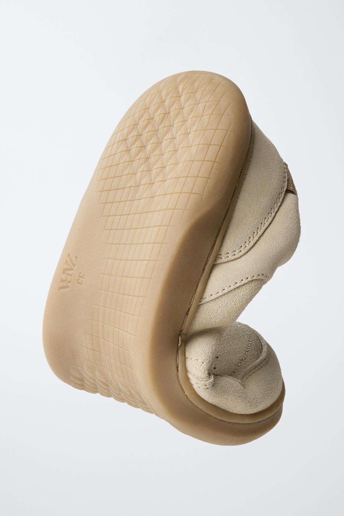 Barefoot Split Suede Trainers