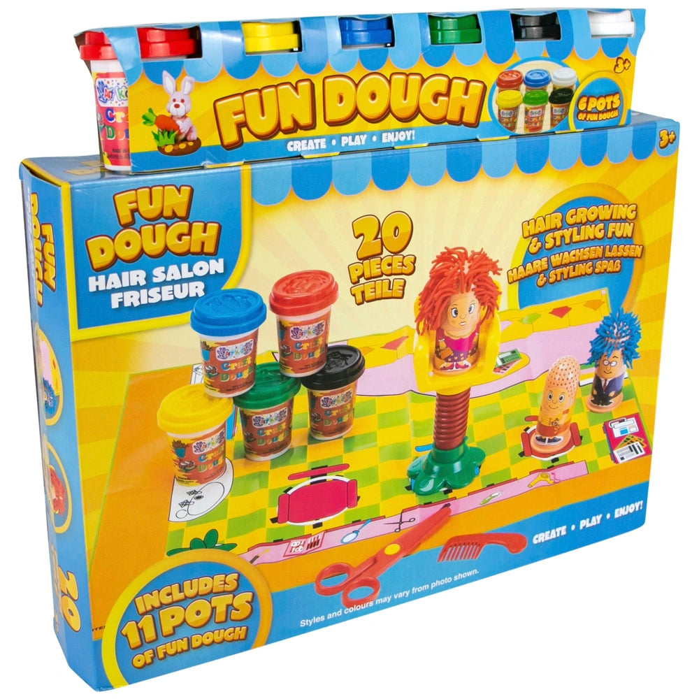Fun Dough Tubs Playset Hair Salon