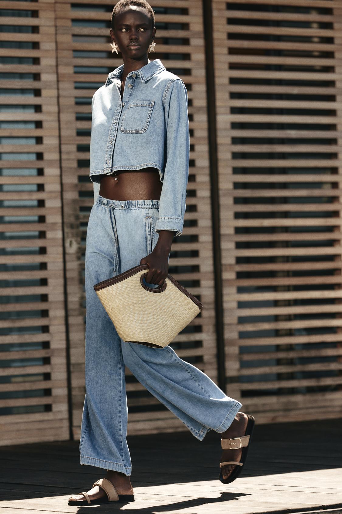 CONTRASTING HANDBAG