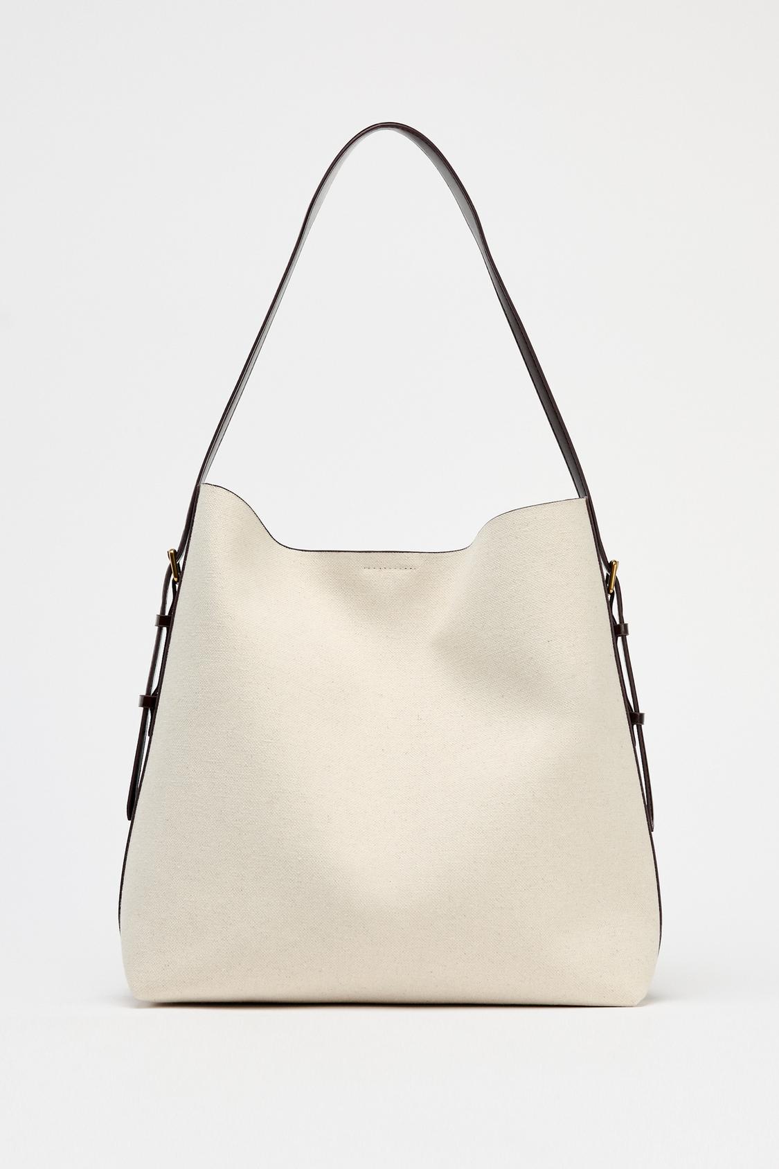 MAXI CANVAS BUCKET BAG