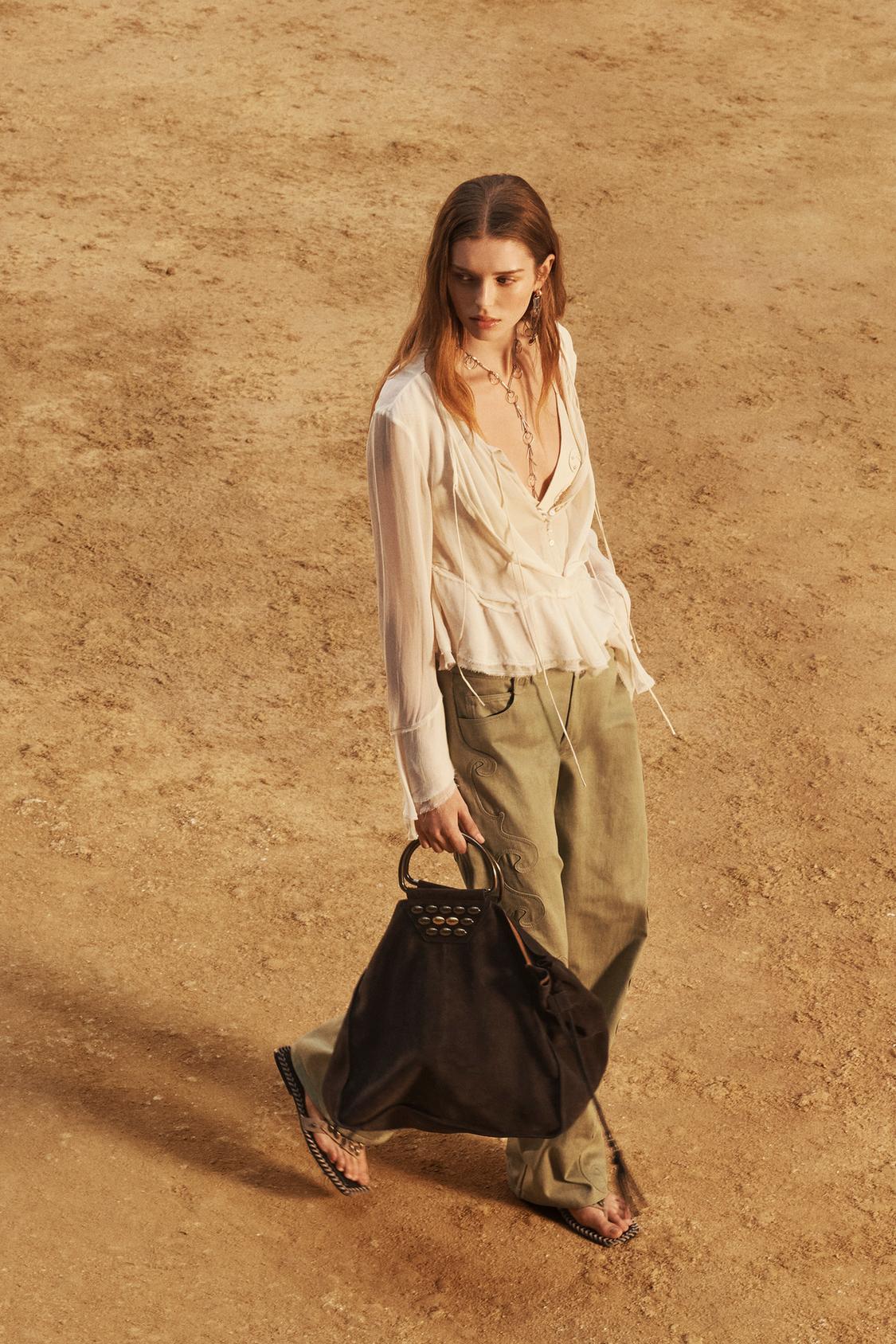 LIMITED EDITION SPLIT SUEDE STUDDED CITY BAG